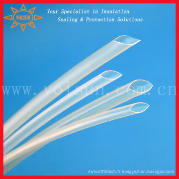 Tube thermorétractable transparent sans halogène